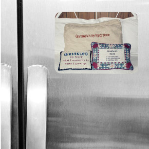 Oma's Place is My Happy Place anpassbar Magnet