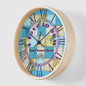 Oma's Quilt Uhr (Winkel)