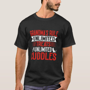 Omas Regel Unbegrenzte Leckerlis Unbegrenzte Kusch T-Shirt