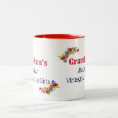 Oma's sind nur Vintage kleine Mädchen Tasse (Mittel)