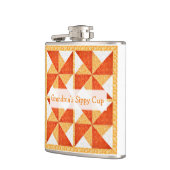 Oma's Sippy Cup Quilt Look Flachmann (Links)