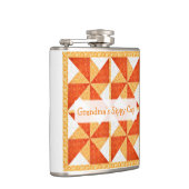 Oma's Sippy Cup Quilt Look Flachmann (Rechts)