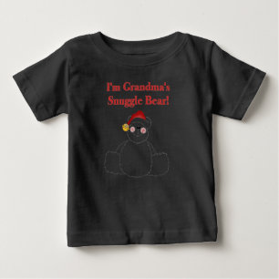 Oma's Snuggle Bear Oma Weihnachten Baby T-shirt