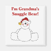 Oma's Snuggle Bear Tshirts und Geschenke Magnet (Vorne)