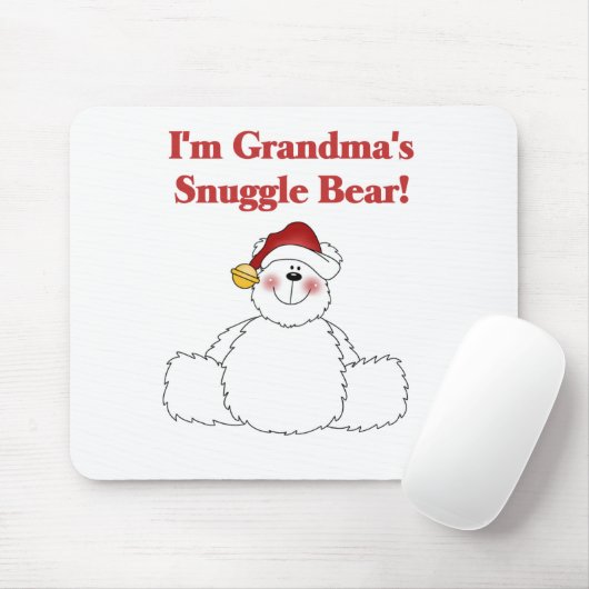 Oma's Snuggle Bear Tshirts und Geschenke Mousepad (Mit Mouse)
