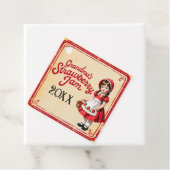 Oma's Strawberry Jam Vintag Gefälligkeitstags Geschenkanhänger (Beispiel)