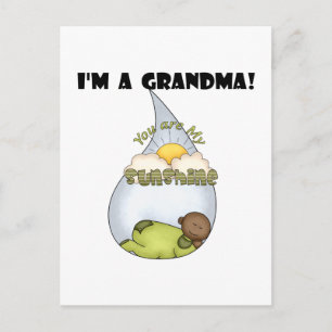 Oma's Sunshine-African American Boy Postkarte