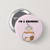 Oma's Sunshine-African American Girl Button (Vorne & Hinten)
