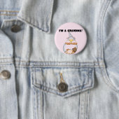 Oma's Sunshine-African American Girl Button (Beispiel)
