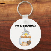 Oma's Sunshine-African American Girl Schlüsselanhänger (Vorderseite)