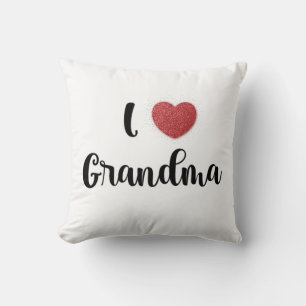 Omas Tag Ich liebe Oma Herz Explosion Geschenk Kissen