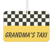 Oma's Taxi Car Auto Air Freshener Gift Autolufterfrischer (Vorderseite)