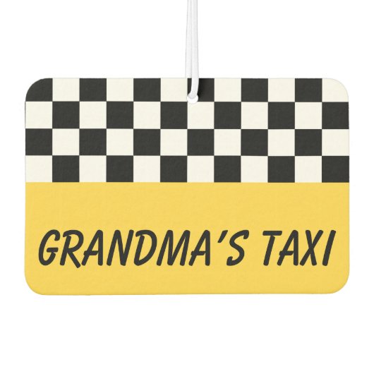 Oma's Taxi Car Auto Air Freshener Gift Autolufterfrischer (Vorderseite)