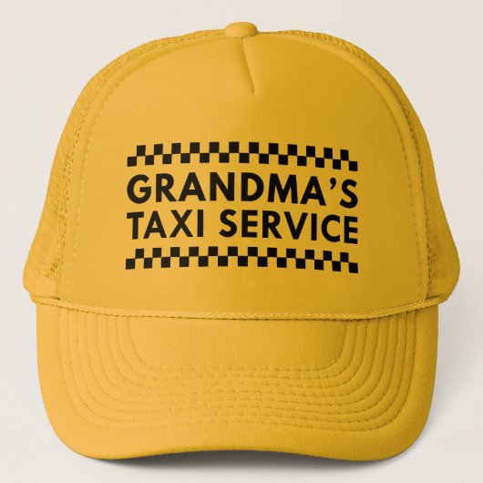 Oma's Taxi Service Truckerkappe (Vorderseite)