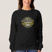 Oma's Taxi-Zeichen Sweatshirt (Vorderseite)