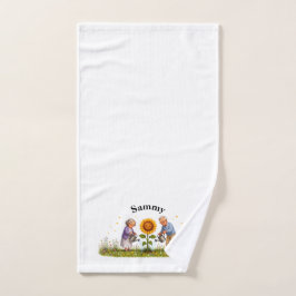 Omas und Opas kleines Sonnenschein Handtuch
