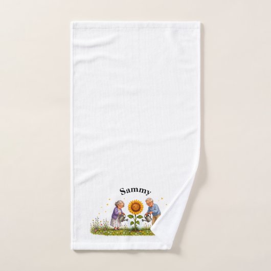 Omas und Opas kleines Sonnenschein Handtuch (Handtuch)