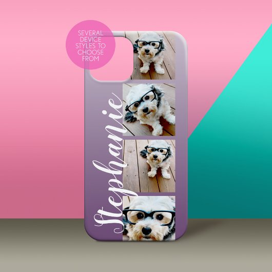 Ombre 4 Foto Handgeschriebener Schriftart — KANN F Case-Mate iPhone Hülle