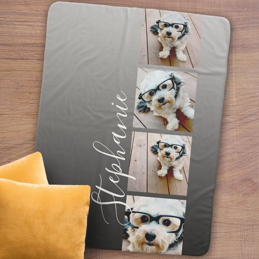 Ombre 4 Foto Handgeschriebener Schriftart — KANN F Sherpadecke