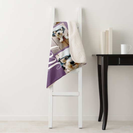 Ombre 4 Foto Handgeschriebener Schriftart — KANN F Sherpadecke (Beispiel)