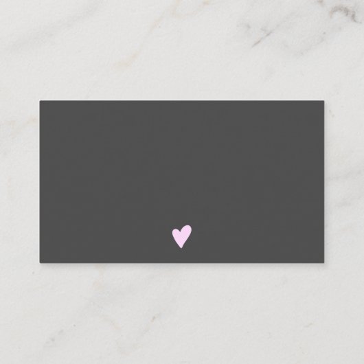 Ombre Aquarell Pinselstrich Reihenfolge Vielen Dan Visitenkarte (Rückseite)