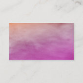 Ombre Aquarell-Visitenkarte Visitenkarte (Rückseite)