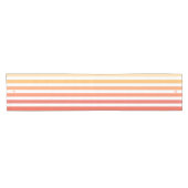 Ombre Beach Sunrise Strip & Personalisiert Monogra Kurzer Tischläufer (Horizontal)