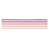 Ombre Beach Sunset Strip & Personalisiert Monogram Kurzer Tischläufer (Horizontal)