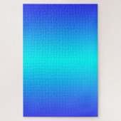 Ombre Blau und Türkis Gradient Puzzle (Vertikal)