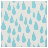 Ombre blaue fallende Regentropfen Stoff (Nahaufnahme)