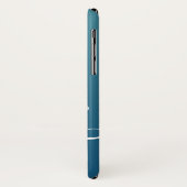 Ombre blaue Marine-aquamariner schlichter Case-Mate iPhone Hülle (Hinten/Links)