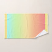 Ombre Blendet Pfirsichfarben, Aquamarin, grünes, g Badhandtuch Set (Handtuch)