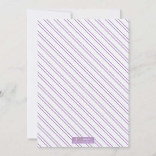 Ombre blockiert Abschluss-Party Einladung (Rückseite)