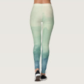 Ombre blue active wear leggings (Rückseite)