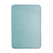 Ombre Blue Badematte (Vorderseite Vertikal)