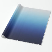 Ombre Blue Geschenkpapier (Ungerollt)