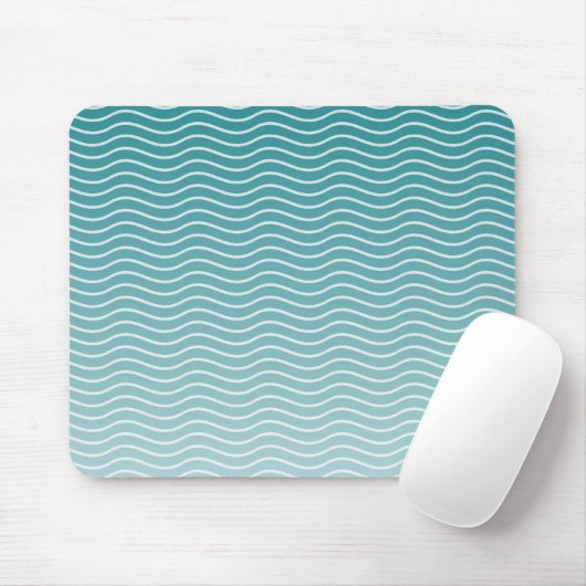 Ombre Blue Mousepad (Mit Mouse)