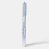 Ombre Blue Pastel Initial Letter Monogram Case-Mate iPhone Hülle (Rückseite / Rechts)