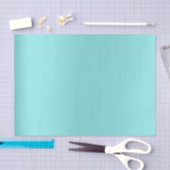 Ombre Blue Pastel Sky Tiffany Aqua Minimal Seidenpapier (Handwerk)