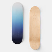 Ombre Blue Skateboard (Vorderseite)