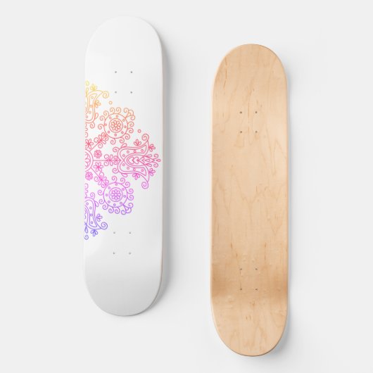 Ombre-Blume Skateboard (Vorderseite)