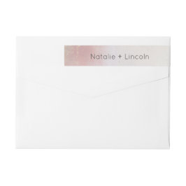 Ombre Blush Pink Mattiert Foil Trendy Wedding