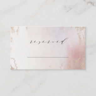 Ombre Blush Pink Mattiert reserviert Sitzensaison  Platzkarte