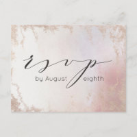 Ombre Blush Pink Mattierte Hochzeitsmahlzeit UAWG
