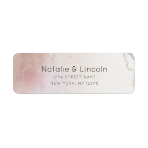 Ombre Blush Pink Mattierte Hochzeitsstimmung Rücks
