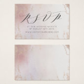 Ombre Blush Pink Mattierte Website UAWG Insert Car (Vorne & Hinten)