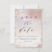 Ombre Blush Rosa Frosted Roségoldene Hochzeit