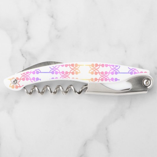 Ombre Bottle Opener with Corkscrew Kellnermesser (Rückseite)