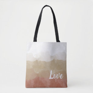 Ombre Brown und Tan Liebe Graceful Gradient Tasche