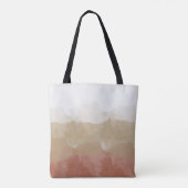 Ombre Brown und Tan Liebe Graceful Gradient Tasche (Rückseite)